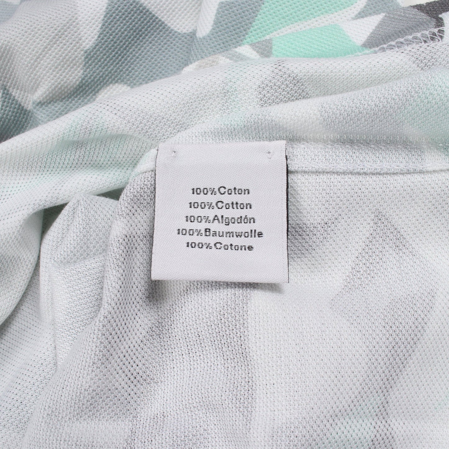 PUZZLE VEGETAL 半袖Tシャツ コットン ホワイト グレー ライトグリーン エルメス トップス HERMES