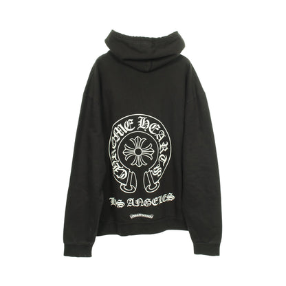 ホースシュー ロサンゼルス限定 プルオーバーパーカー コットン ブラック クロムハーツ トップス Chrome Hearts