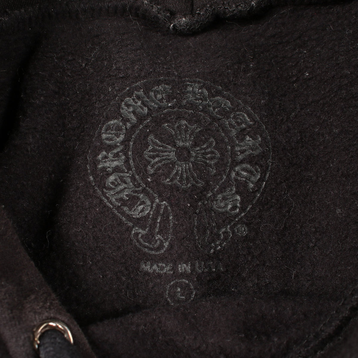 ホースシュー ロサンゼルス限定 プルオーバーパーカー コットン ブラック クロムハーツ トップス Chrome Hearts