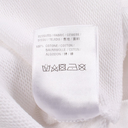 BB ロゴプリント プルオーバーパーカー コットン ホワイト バレンシアガ トップス BALENCIAGA