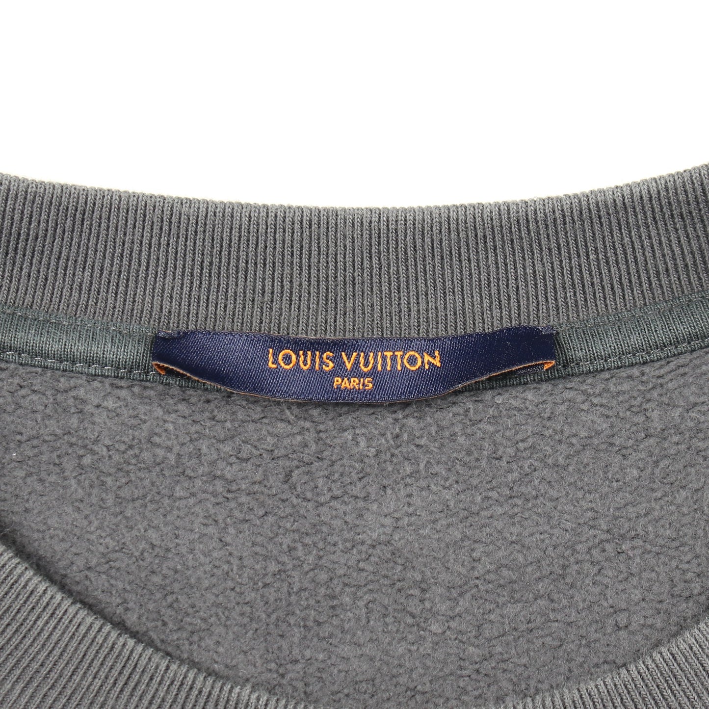 ダミエスプレッドプリンテッド スウェットシャツ コットン グレー ルイヴィトン トップス LOUIS VUITTON