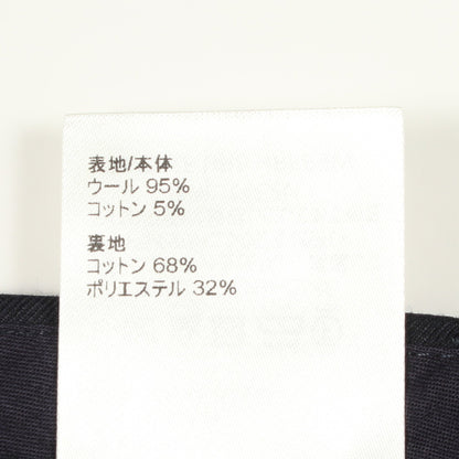 LVロゴジャガード スラックス トラウザーズ ウール ダークネイビー ルイヴィトン ボトムス LOUIS VUITTON