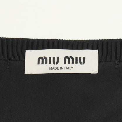ミニ スカート ウール ブラック ミュウミュウ ボトムス miu miu
