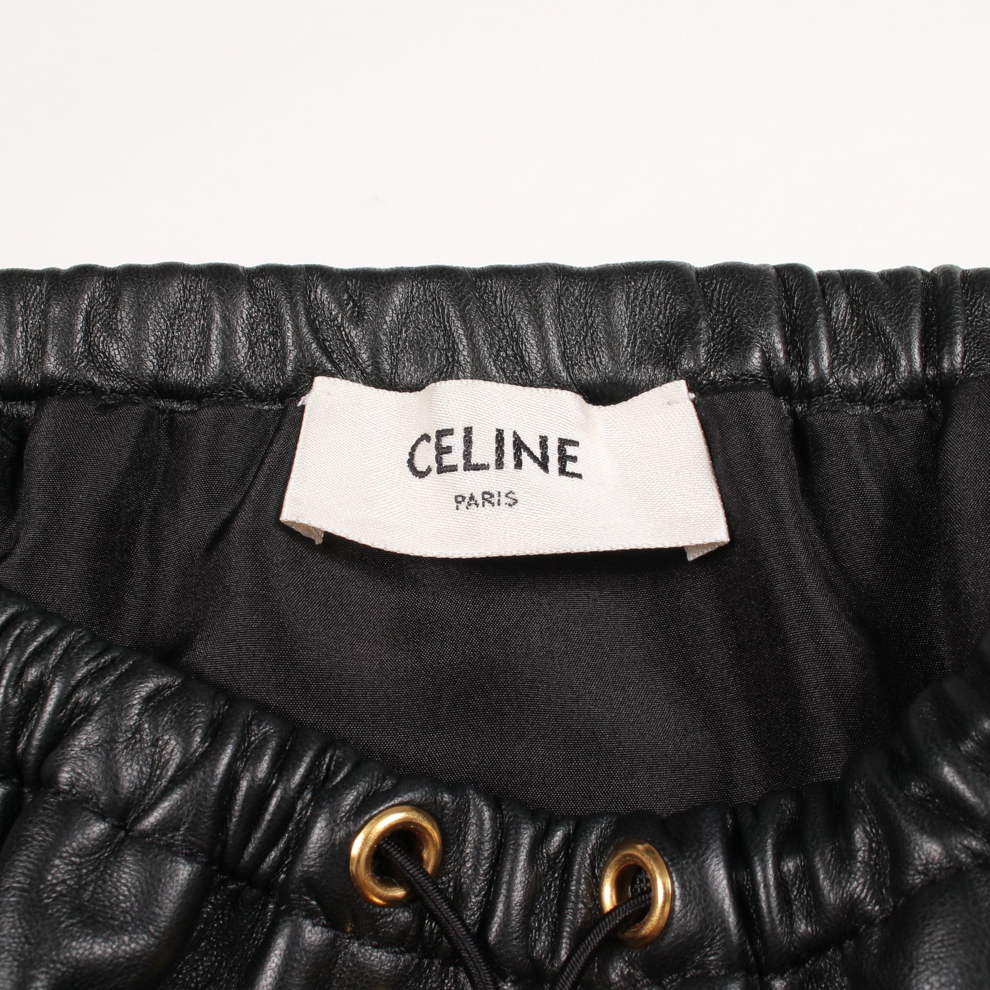 トリオンフ スカート レザー ブラック セリーヌ ボトムス CELINE