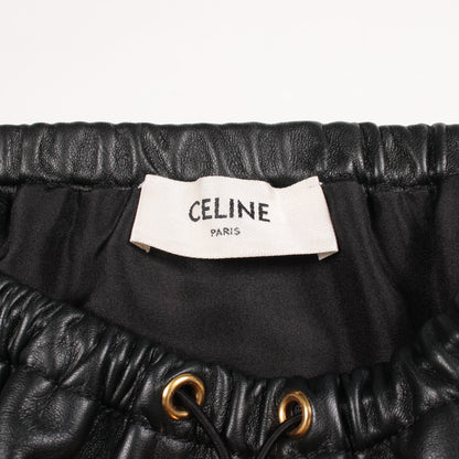 トリオンフ スカート レザー ブラック セリーヌ ボトムス CELINE