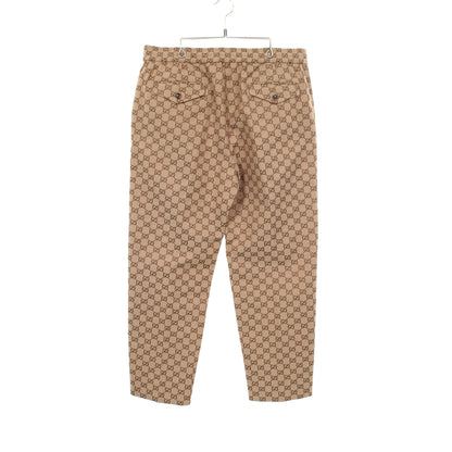 GGキャンバス イージーパンツ ジョガーパンツ コットン ベージュ グッチ ボトムス GUCCI