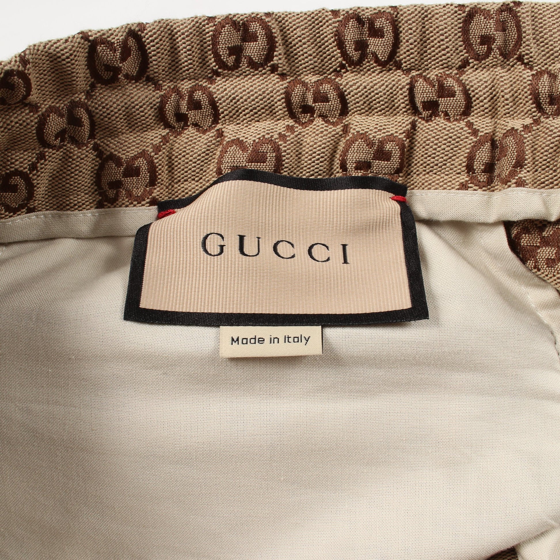 GGキャンバス イージーパンツ ジョガーパンツ コットン ベージュ グッチ ボトムス GUCCI