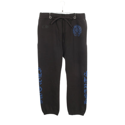 ホースシュー サイドロゴ スウェットパンツ コットン ブラック ブルー クロムハーツ ボトムス Chrome Hearts