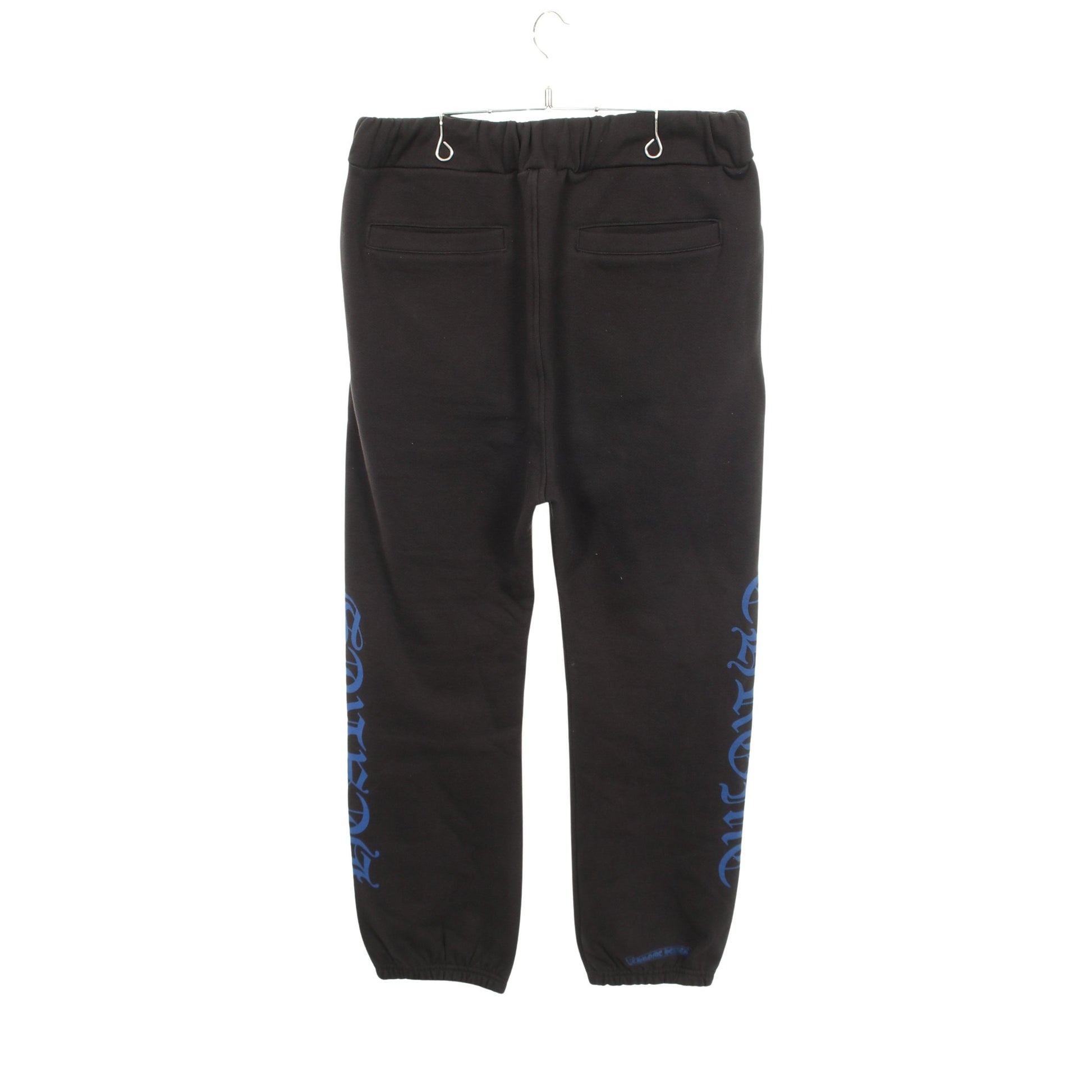 ホースシュー サイドロゴ スウェットパンツ コットン ブラック ブルー クロムハーツ ボトムス Chrome Hearts