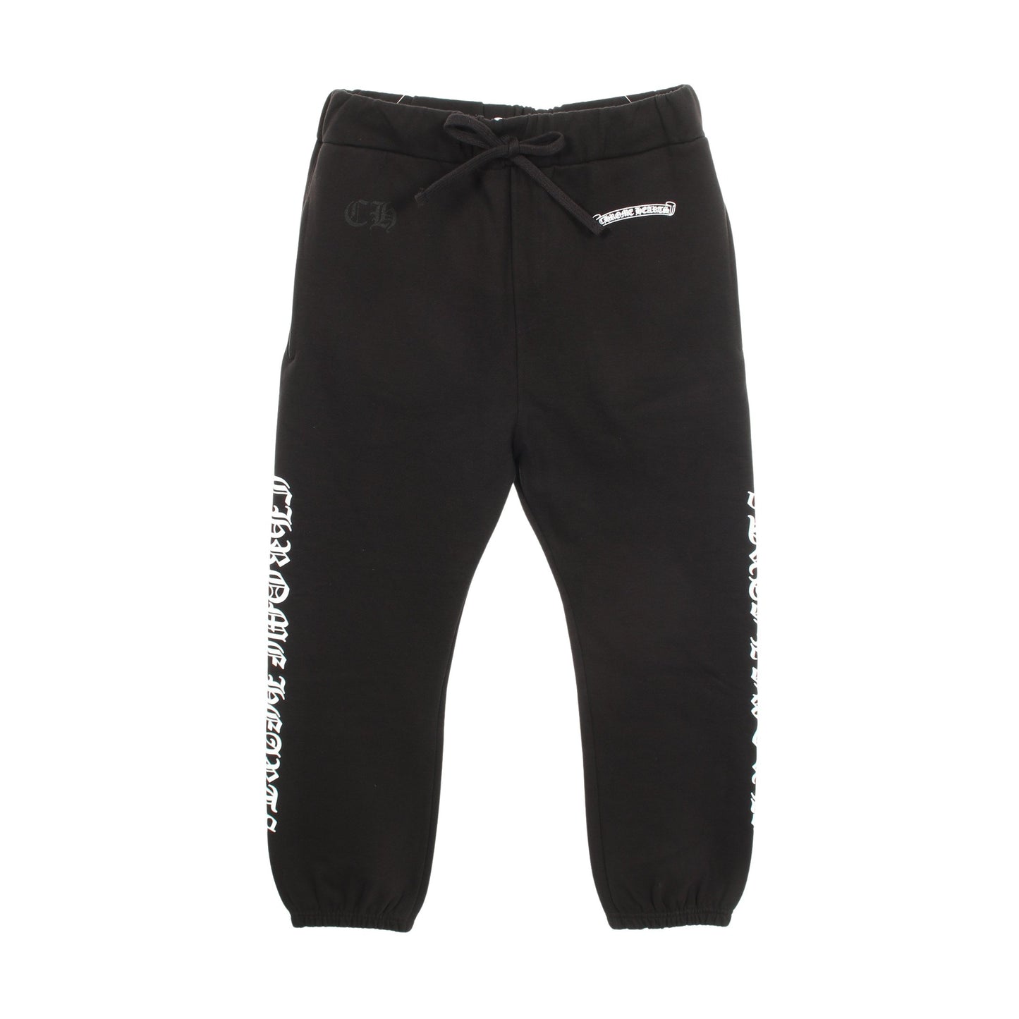 CHプラス サイドロゴ スウェットパンツ コットン ブラック クロムハーツ ボトムス Chrome Hearts