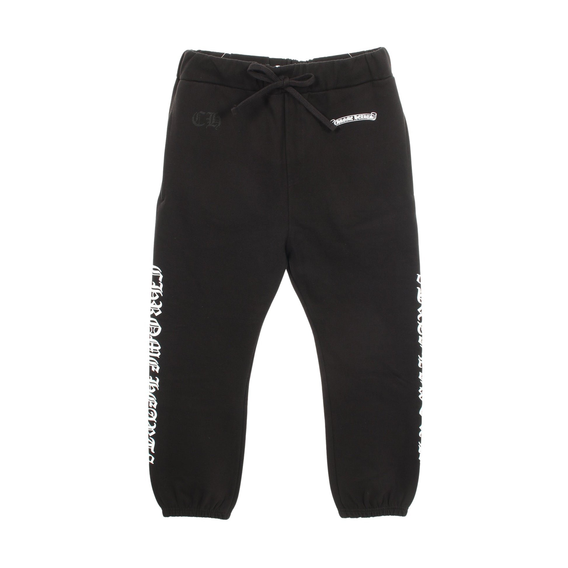 CHプラス サイドロゴ スウェットパンツ コットン ブラック クロムハーツ ボトムス Chrome Hearts