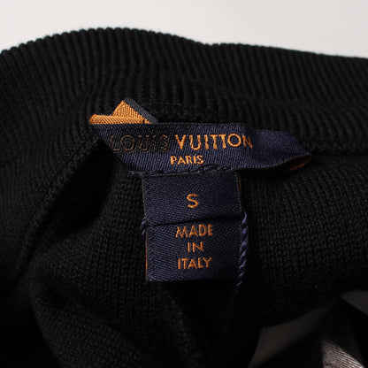 モノグラム ドローストリング ジョガーパンツ ウール コットン ブラック ホワイト ルイヴィトン ボトムス LOUIS VUITTON