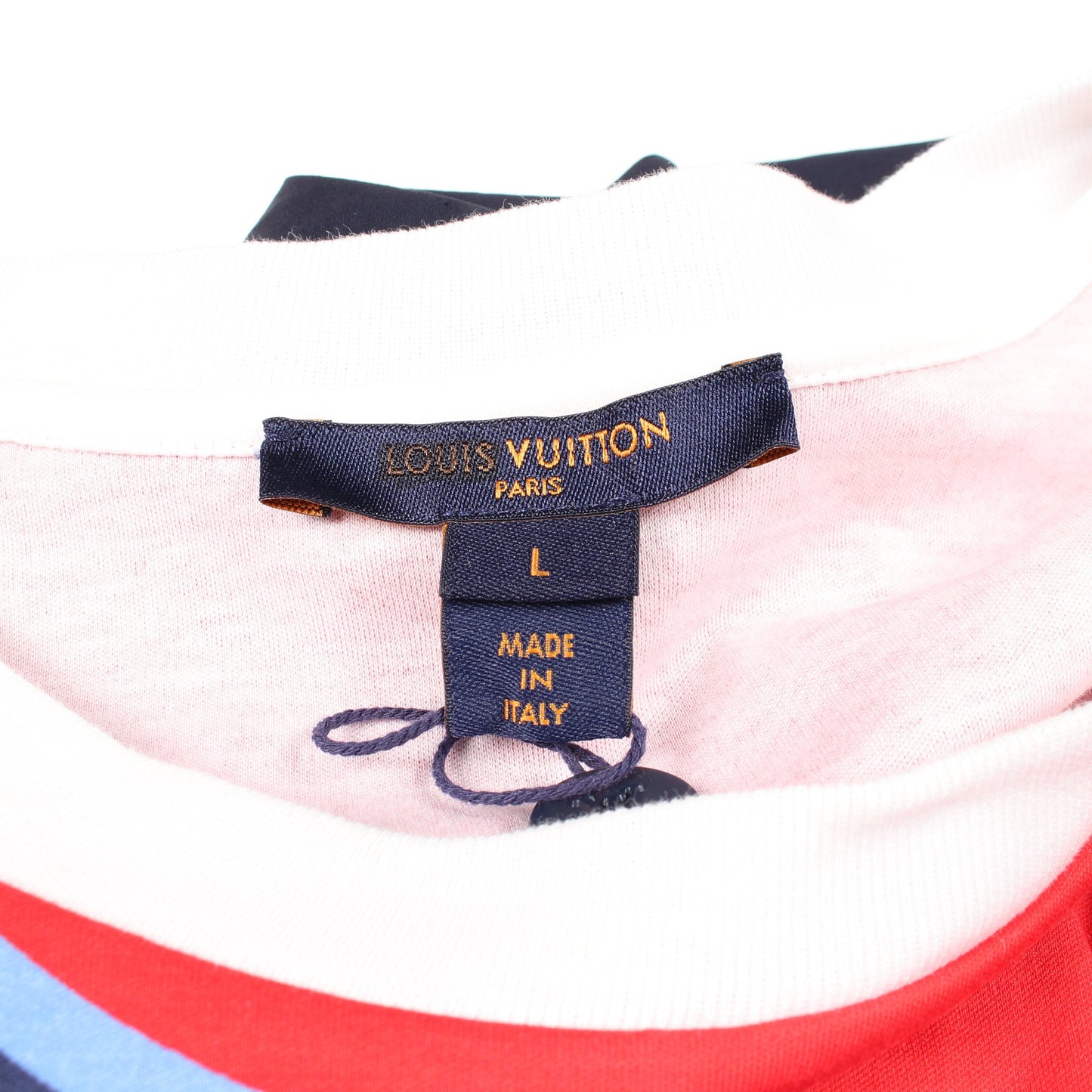 ゲームオン アシンメトリカル ベイビードールドレス 半袖 切替 ワンピース コットン レッド ネイビー ルイヴィトン ワンピース LOUIS VUITTON