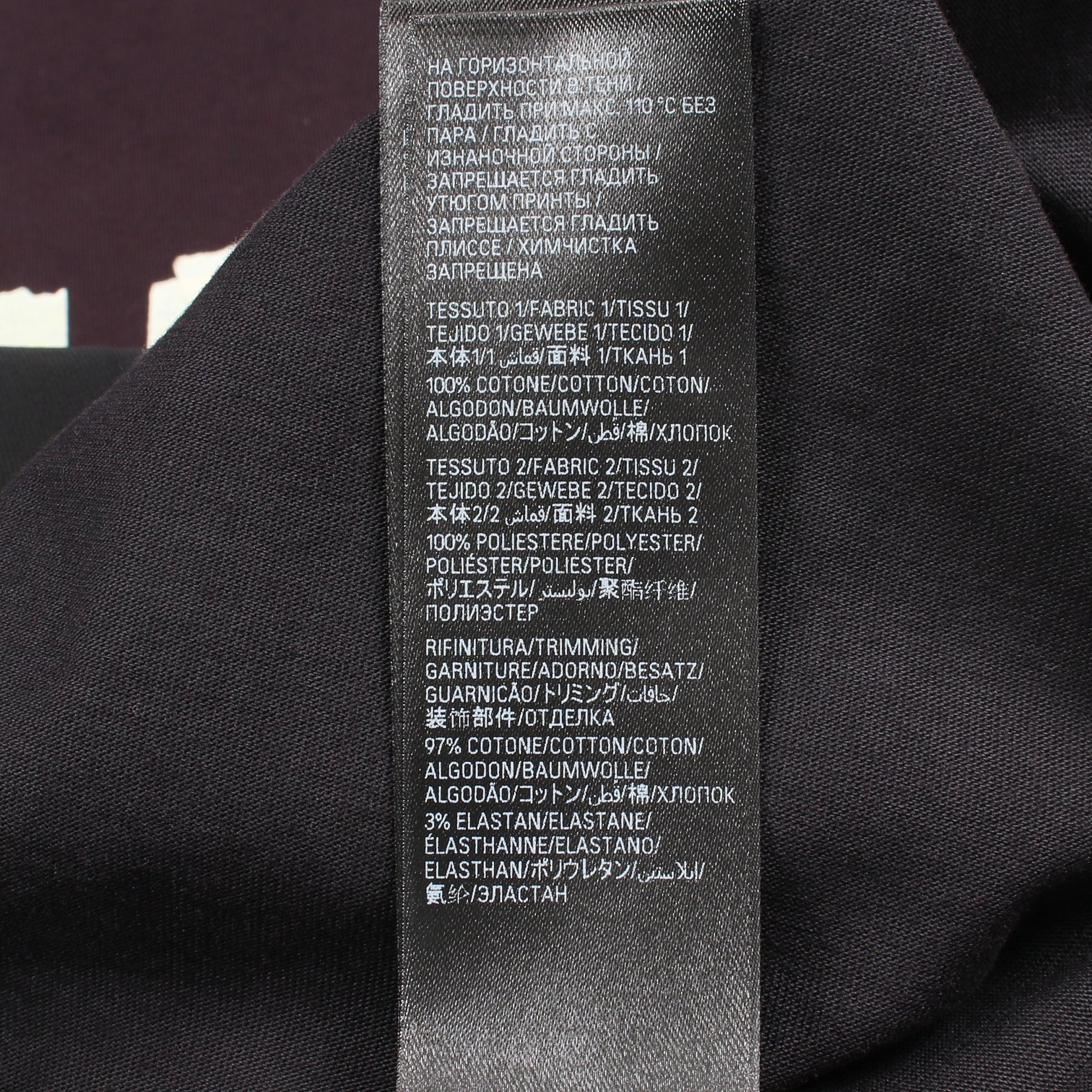 TAPE TYPE Tシャツ ドッキング プリーツ ワンピース コットン ダークパープル ブラック バレンシアガ ワンピース BALENCIAGA