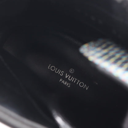 ローリエートライン モノグラム ショート ブーツ PVC レザー スエード ブラック マルチカラー ルイヴィトン シューズ LOUIS VUITTON