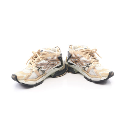 RUNNER ランナー スニーカー ファブリック エナメルレザー オフホワイト ベージュ バレンシアガ シューズ BALENCIAGA