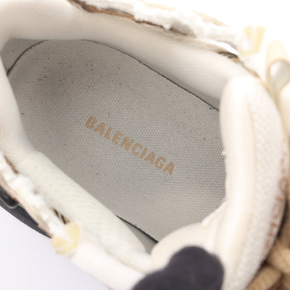 RUNNER ランナー スニーカー ファブリック エナメルレザー オフホワイト ベージュ バレンシアガ シューズ BALENCIAGA
