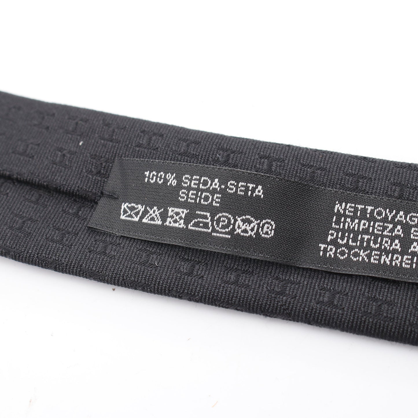 H柄 ネクタイ シルク ブラック エルメス 財布・小物 HERMES