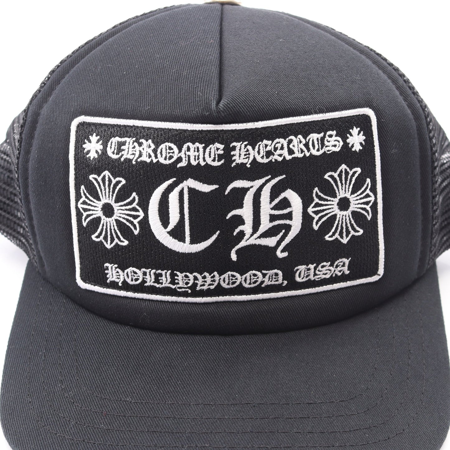 トラッカーキャップ CHプラス ハリウッド メッシュ キャップ コットン ブラック クロムハーツ 財布・小物 Chrome Hearts