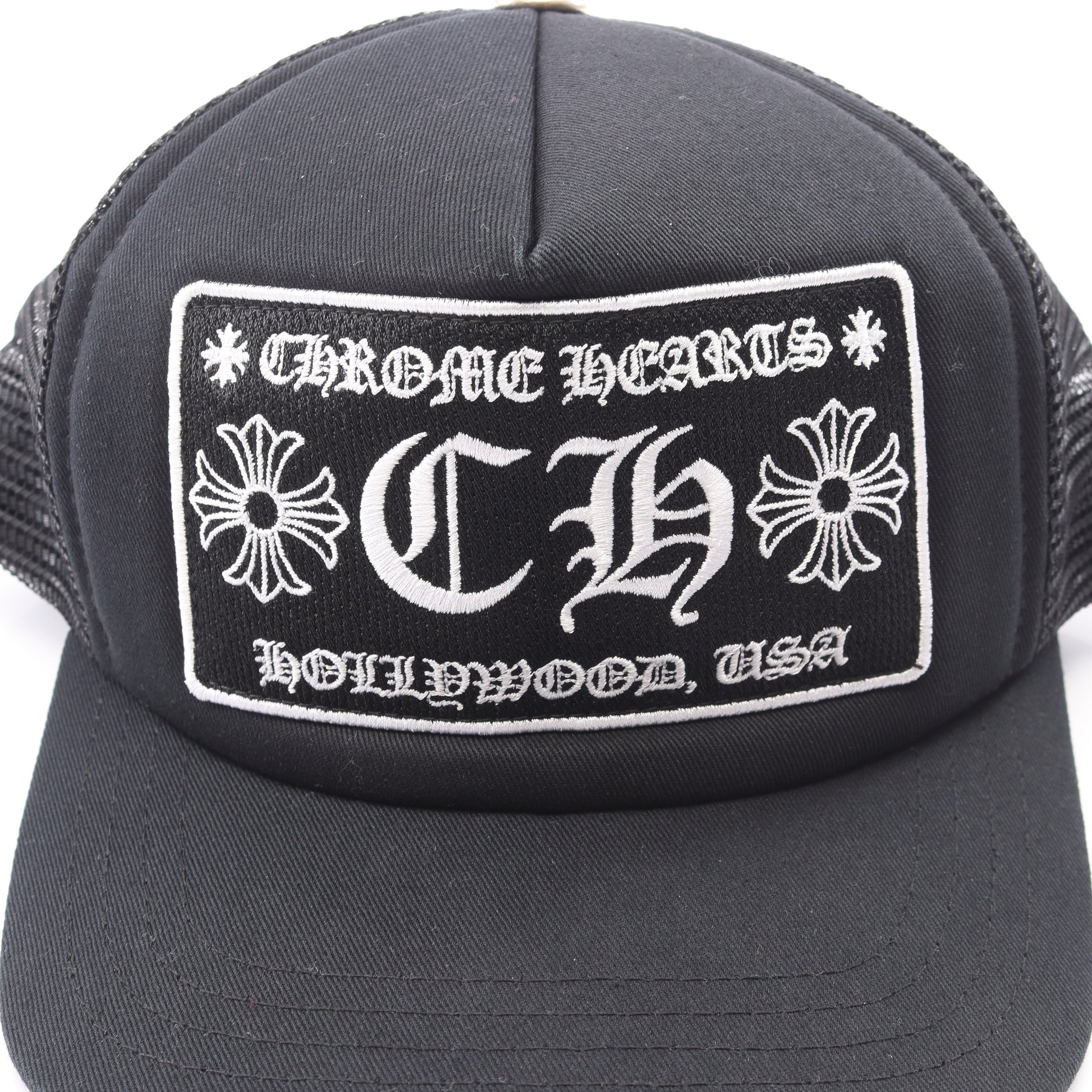 トラッカーキャップ CHプラス ハリウッド メッシュ キャップ コットン ブラック クロムハーツ 財布・小物 Chrome Hearts