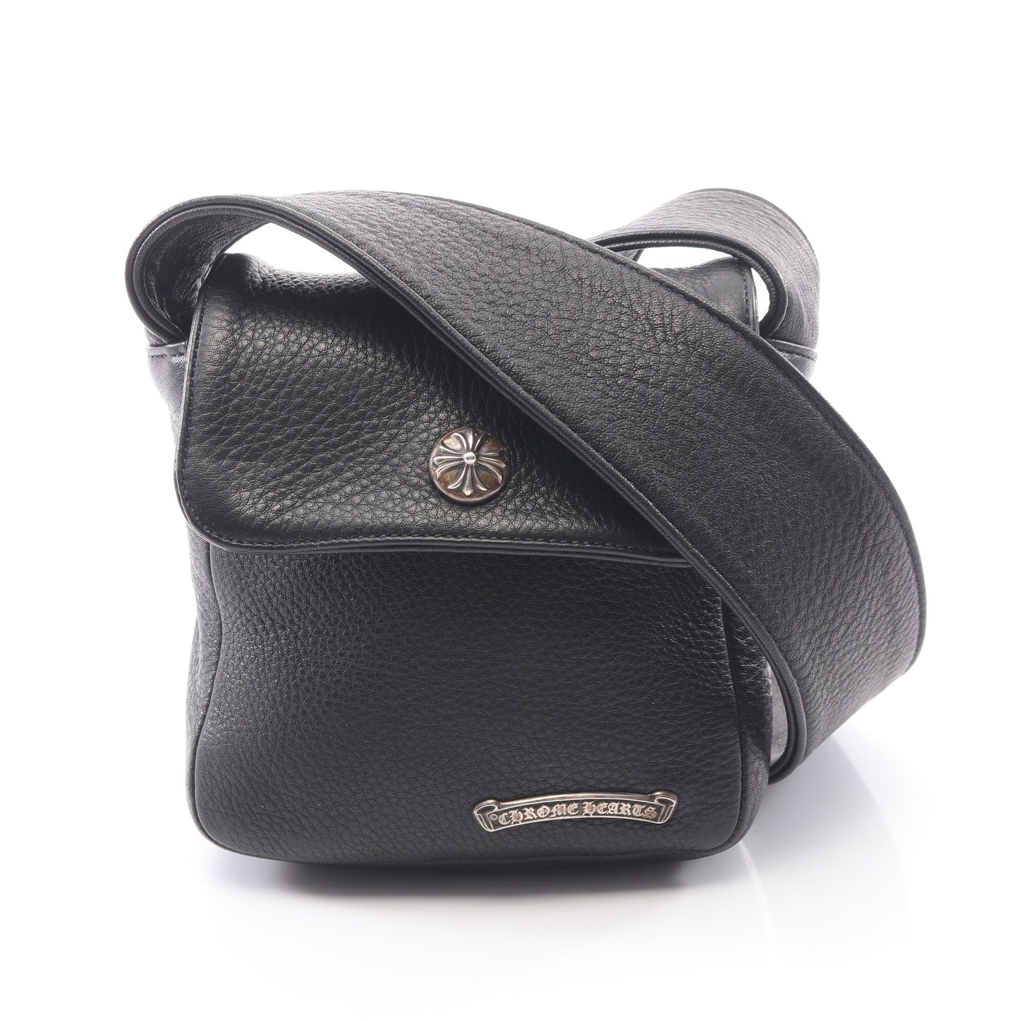 HOT POT ショルダーバッグ レザー ブラック クロムハーツ バッグ Chrome Hearts