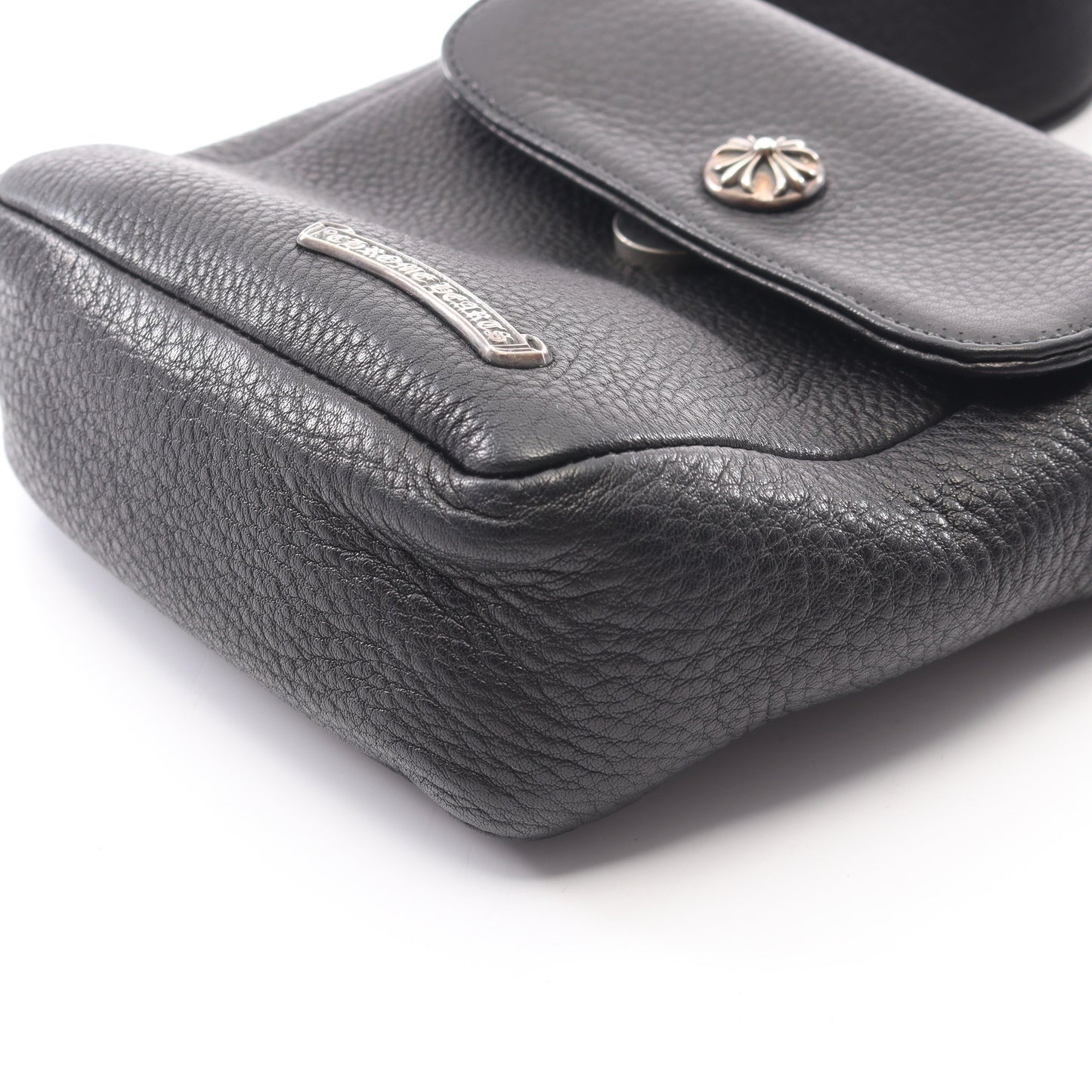 HOT POT ショルダーバッグ レザー ブラック クロムハーツ バッグ Chrome Hearts
