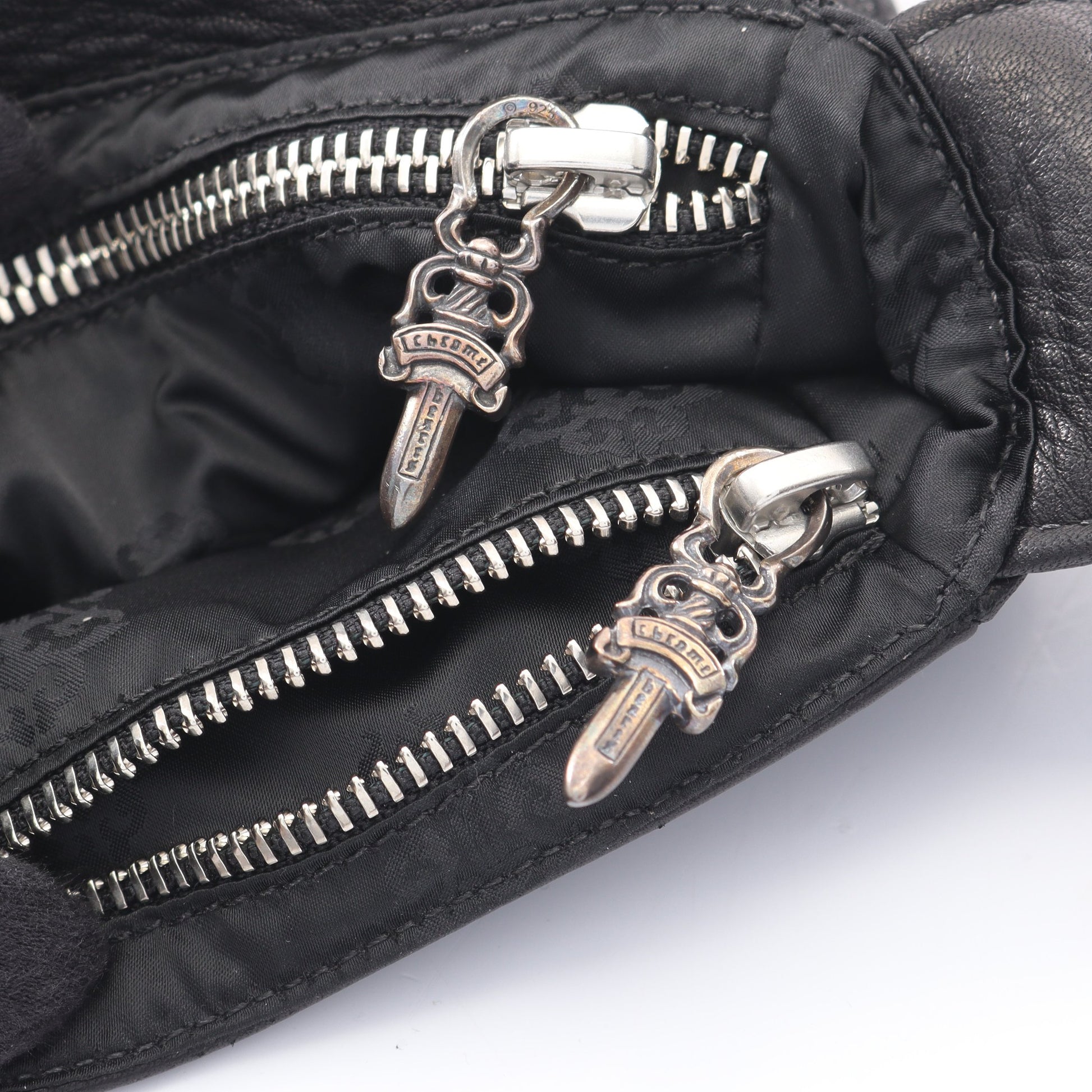 HOT POT ショルダーバッグ レザー ブラック クロムハーツ バッグ Chrome Hearts