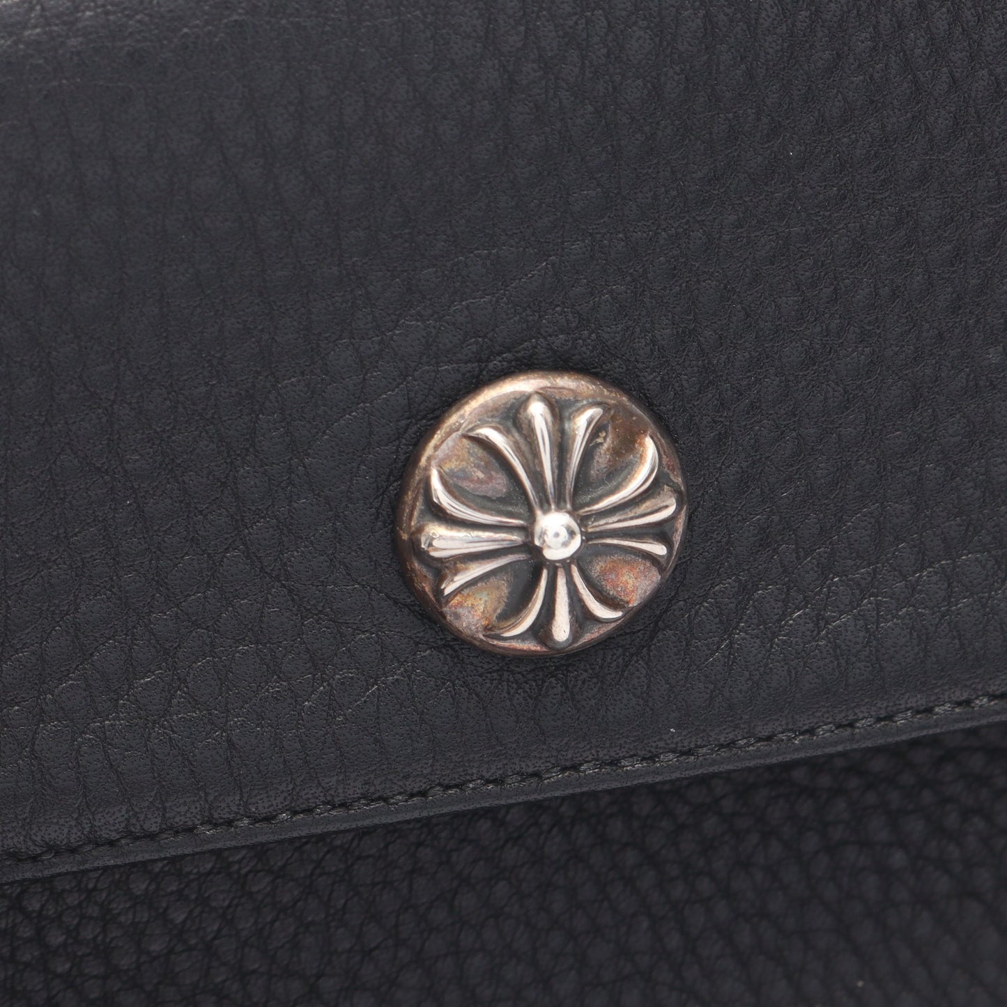 HOT POT ショルダーバッグ レザー ブラック クロムハーツ バッグ Chrome Hearts