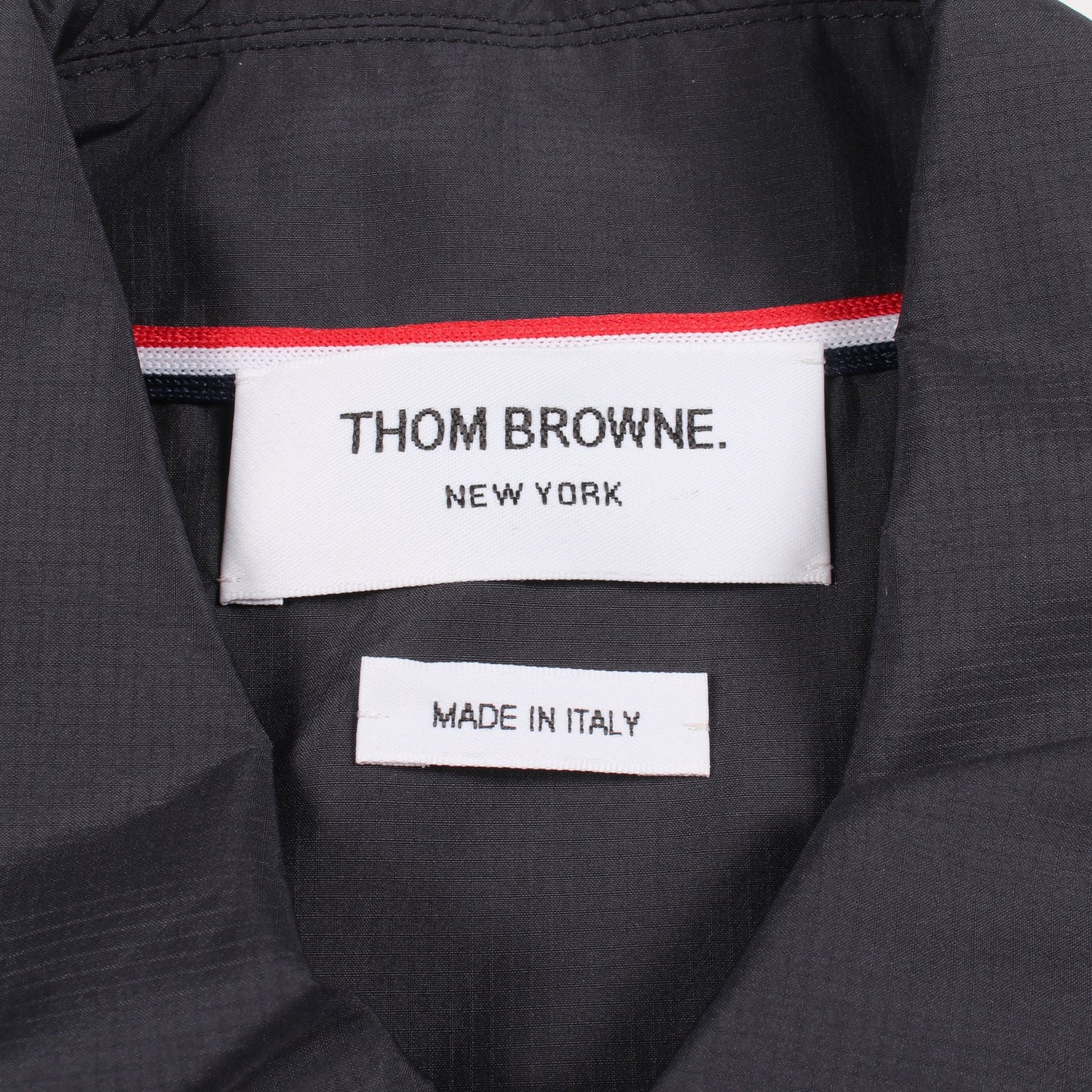 スプリングコート ネイビー トムブラウン アウター THOM BROWNE
