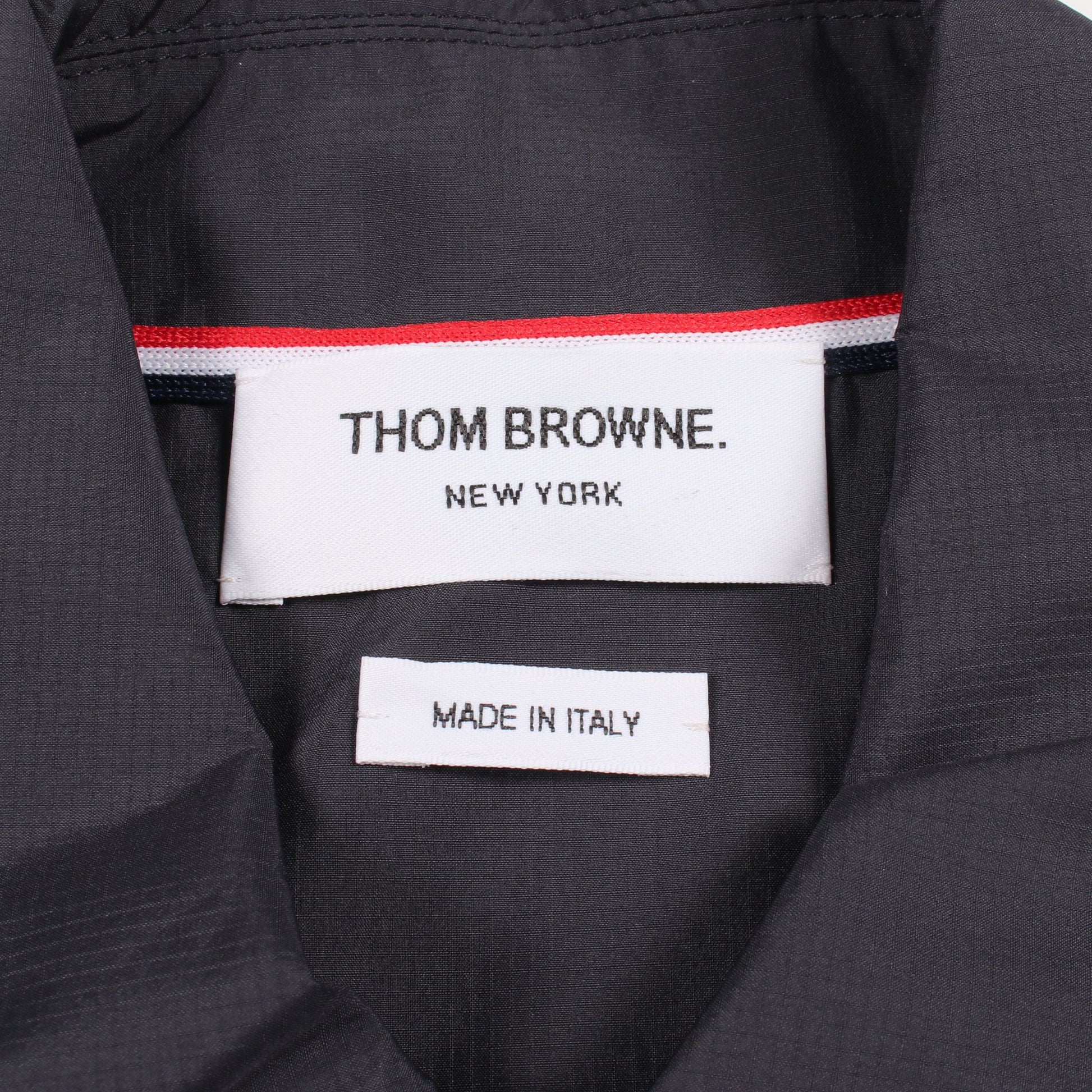 スプリングコート ネイビー トムブラウン アウター THOM BROWNE