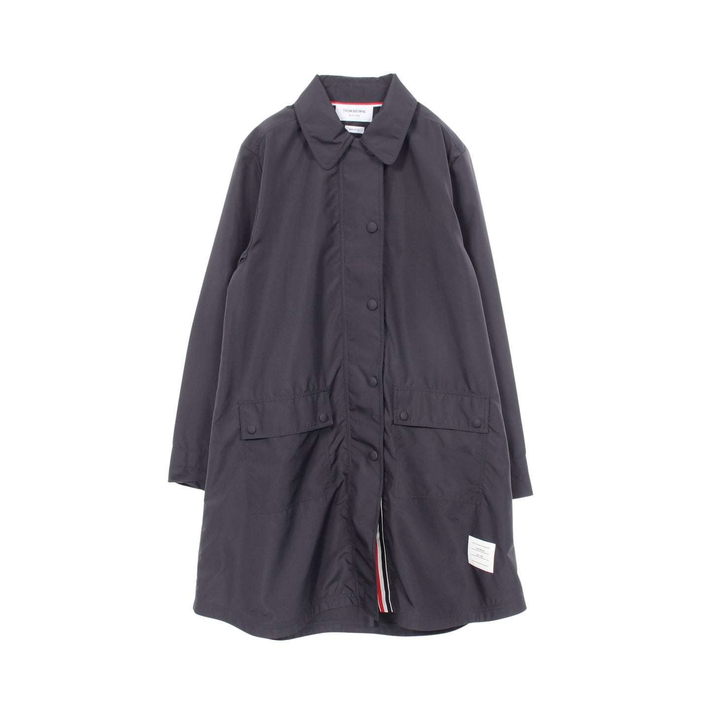 スプリングコート ネイビー トムブラウン アウター THOM BROWNE