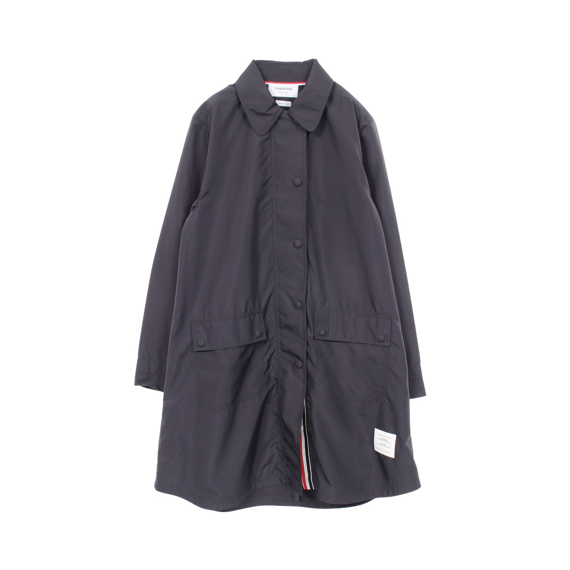 スプリングコート ネイビー トムブラウン アウター THOM BROWNE