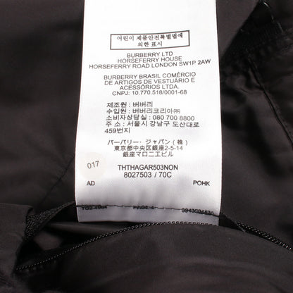 ロゴ マウンテンパーカー ナイロン ブラック バーバリーロンドン アウター BURBERRY LONDON