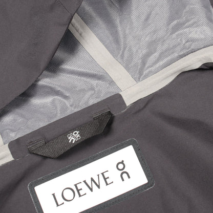 LOEWE × ON フード付き ジャケット ブラック ライトブラウン ロエベ アウター LOEWE