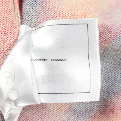 ニット カシミヤ オレンジ ピンク マルチカラー シャネル トップス CHANEL
