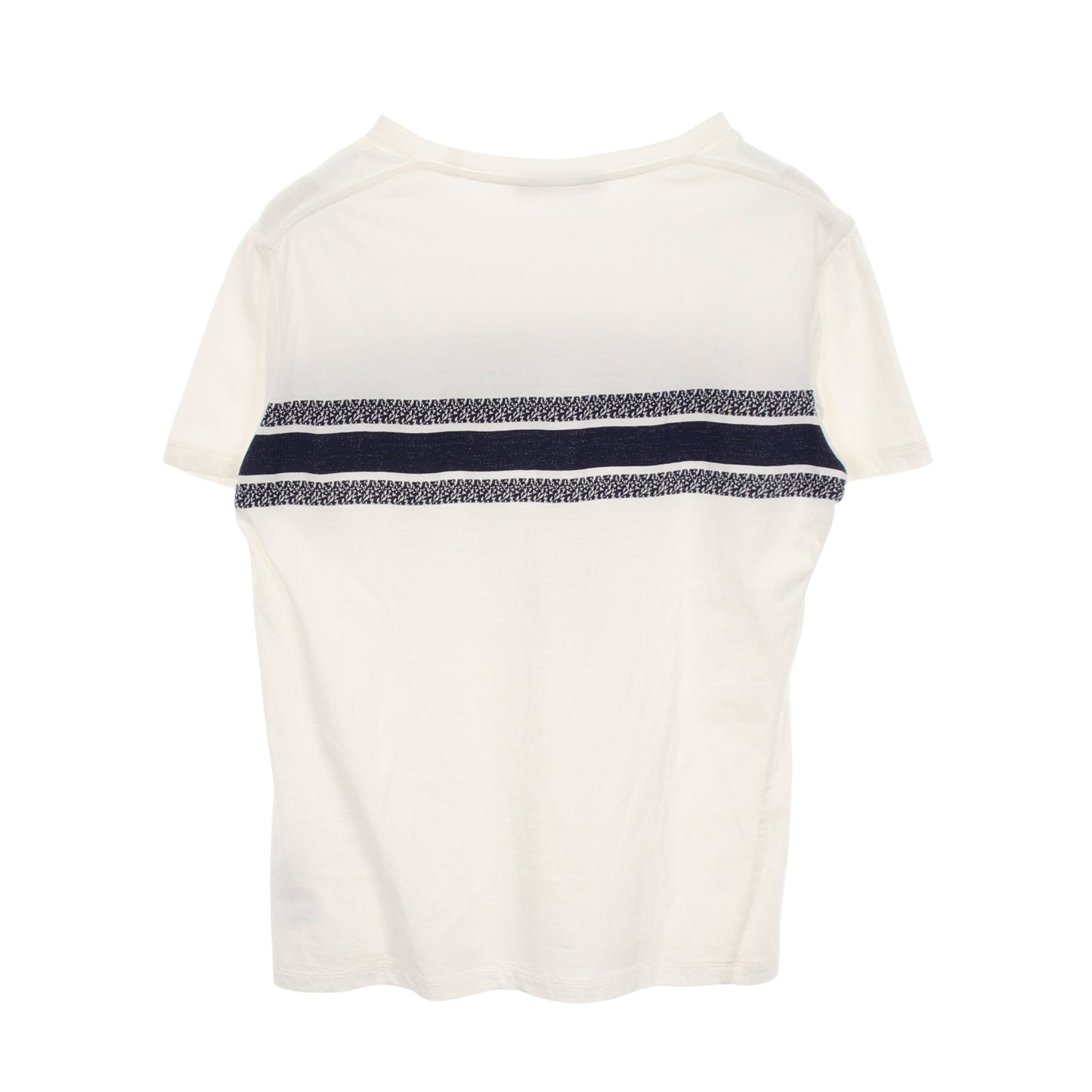 シグネチャーバンド 半袖Tシャツ コットン ホワイト ネイビー クリスチャンディオール トップス Christian Dior