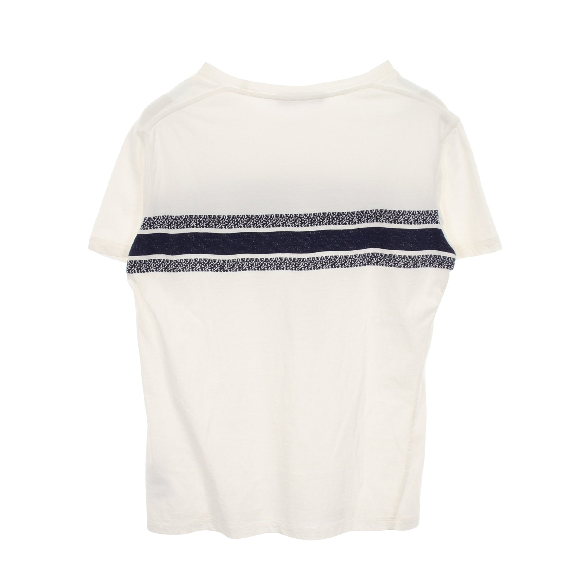 シグネチャーバンド 半袖Tシャツ コットン ホワイト ネイビー クリスチャンディオール トップス Christian Dior