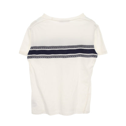シグネチャーバンド 半袖Tシャツ コットン ホワイト ネイビー クリスチャンディオール トップス Christian Dior