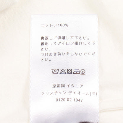 シグネチャーバンド 半袖Tシャツ コットン ホワイト ネイビー クリスチャンディオール トップス Christian Dior