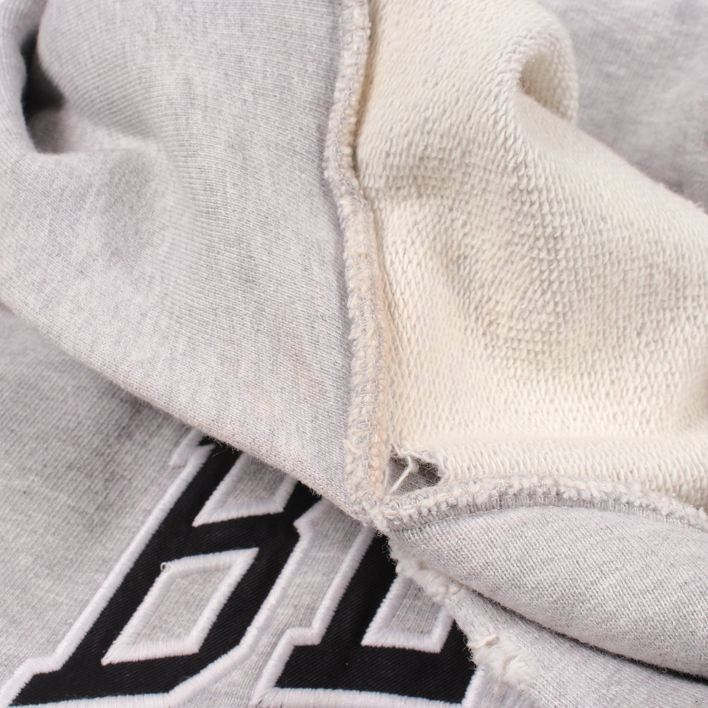 ROUND HOODIE ユーズド加工 ダメージ加工 プルオーバーパーカー コットン グレー バレンシアガ トップス BALENCIAGA