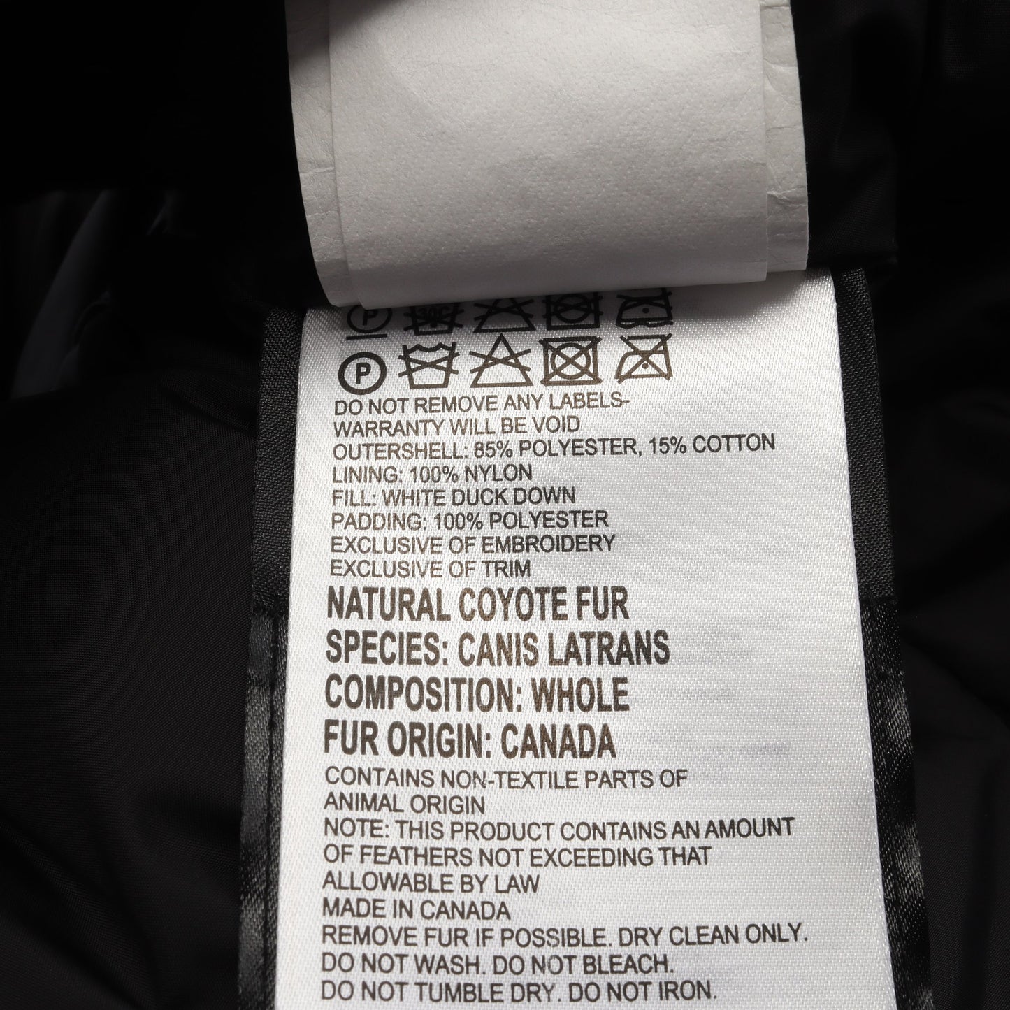 JASPER ジャスパー フード付き ダウンジャケット ブラック カナダグース アウター CANADA GOOSE