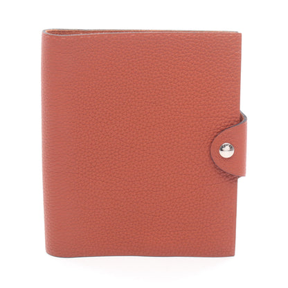 ユリスPM ブリック 手帳カバー トゴ ブラウン シルバー金具 A刻印 エルメス 財布・小物 HERMES