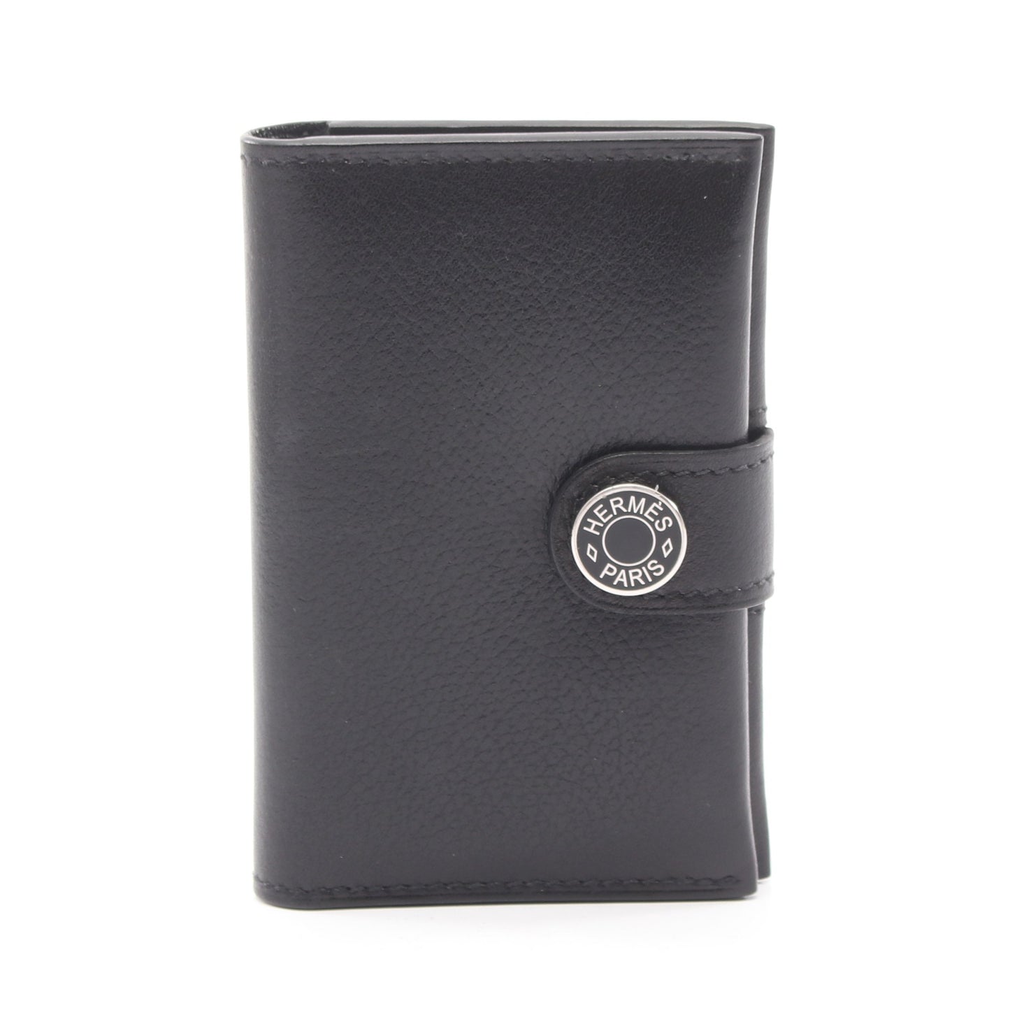 R.M.S カードケース エヴァーグレイン ブラック シルバー金具 W刻印 エルメス 財布・小物 HERMES