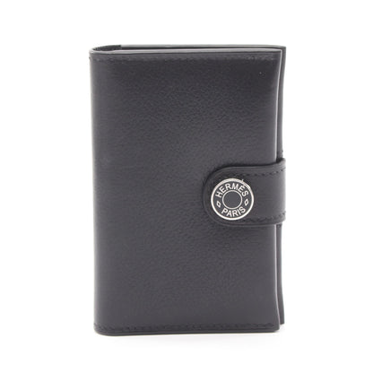 R.M.S カードケース エヴァーグレイン ブラック シルバー金具 W刻印 エルメス 財布・小物 HERMES