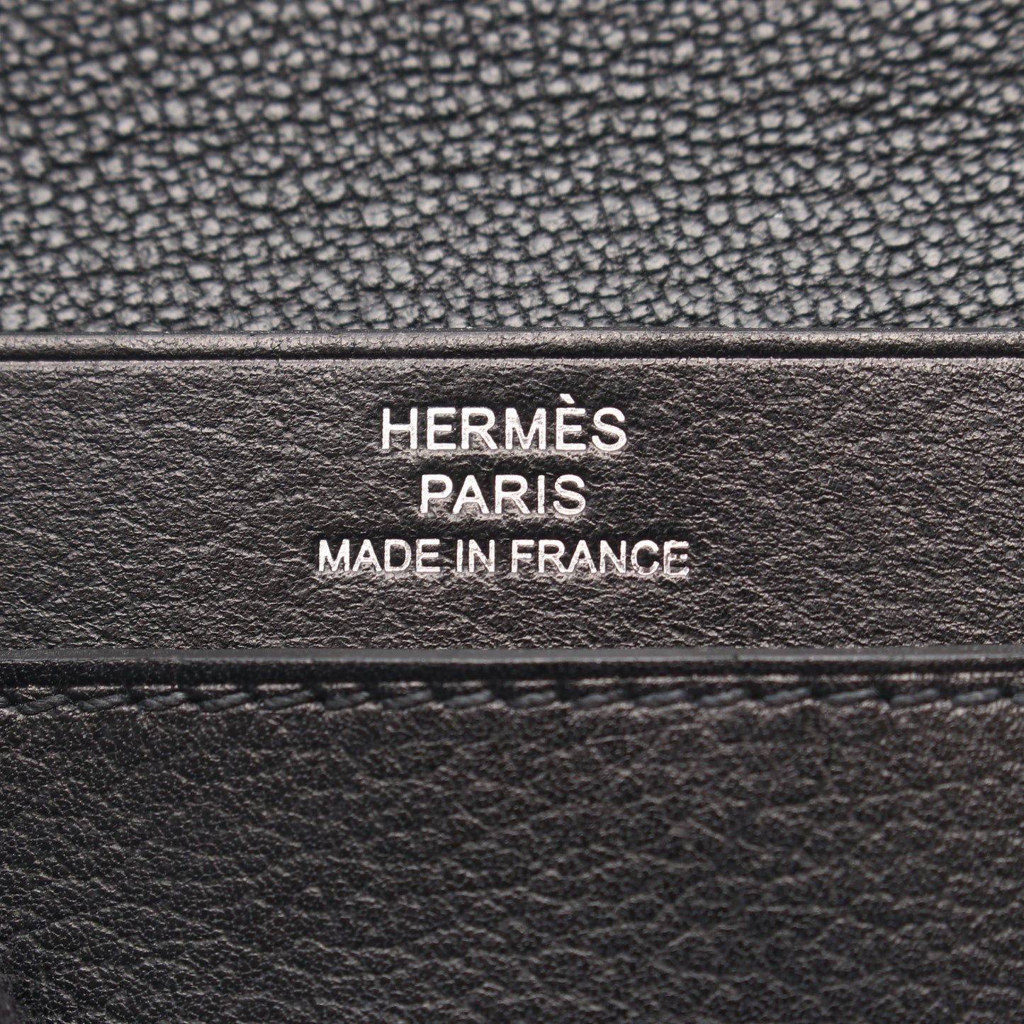 R.M.S カードケース エヴァーグレイン ブラック シルバー金具 W刻印 エルメス 財布・小物 HERMES