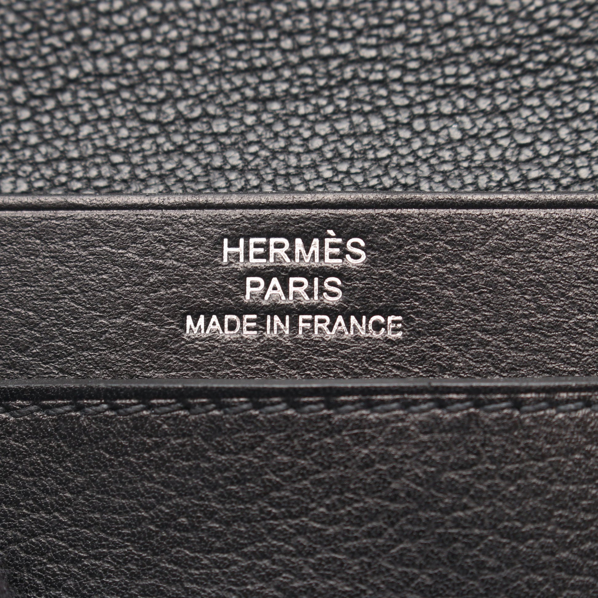 R.M.S カードケース エヴァーグレイン ブラック シルバー金具 W刻印 エルメス 財布・小物 HERMES