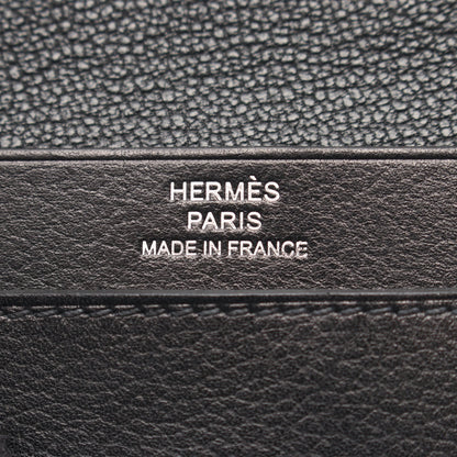 R.M.S カードケース エヴァーグレイン ブラック シルバー金具 W刻印 エルメス 財布・小物 HERMES