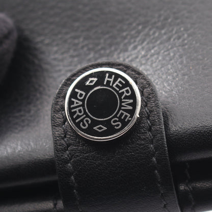R.M.S カードケース エヴァーグレイン ブラック シルバー金具 W刻印 エルメス 財布・小物 HERMES