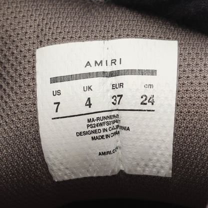 MA RUNNER スニーカー ファブリック レザー ピンク オフホワイト アミリ シューズ AMIRI