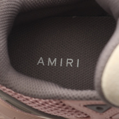 MA RUNNER スニーカー ファブリック レザー ピンク オフホワイト アミリ シューズ AMIRI